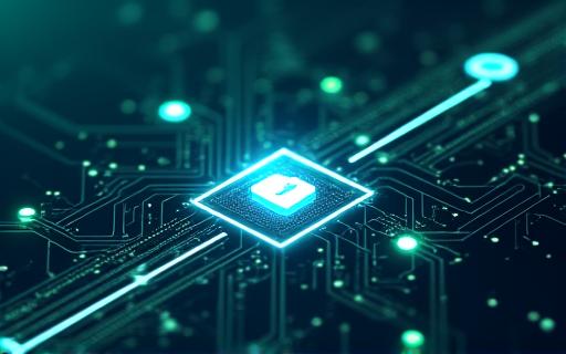 Graphic of a secure transaction flow