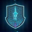 Brain and shield icon representing AI security